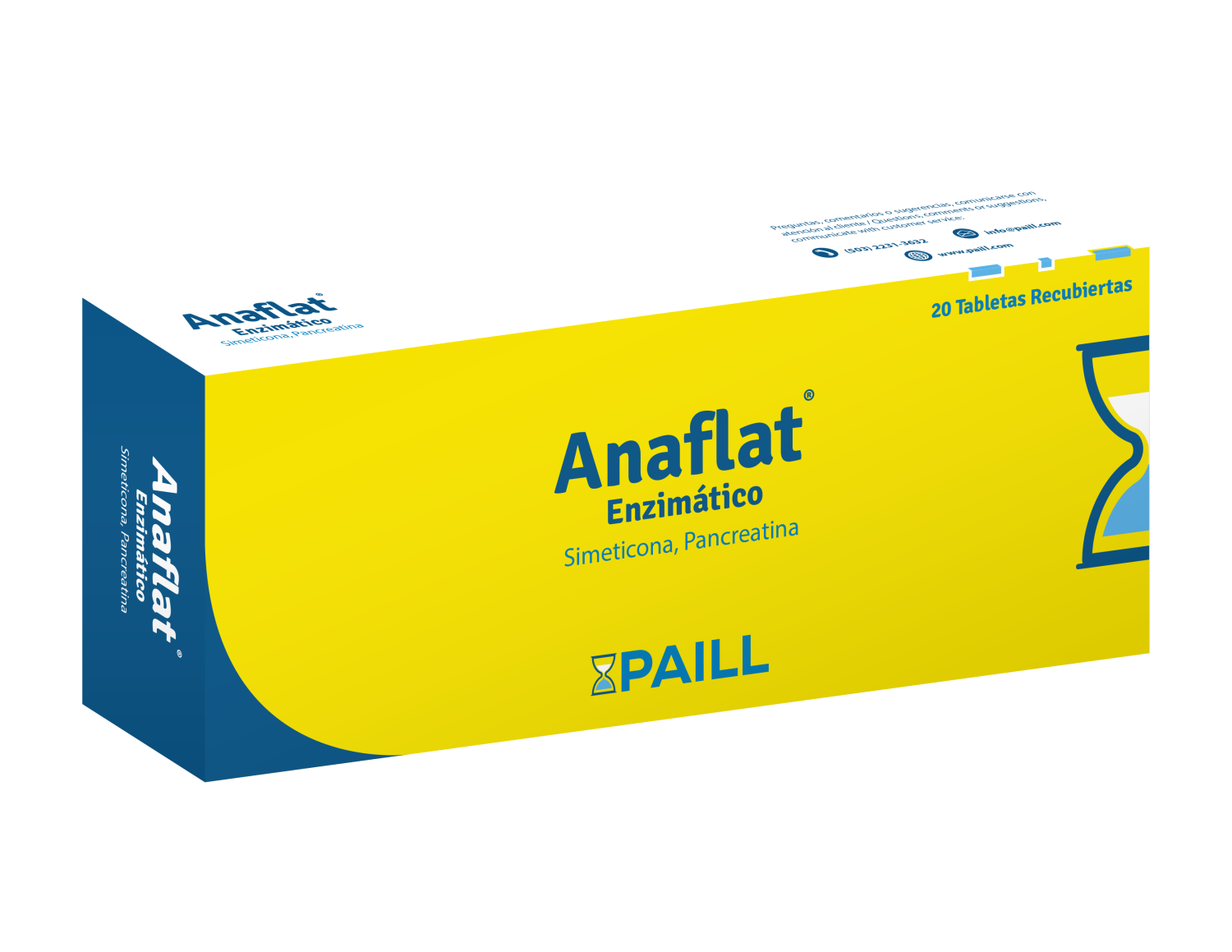 ANAFLAT ENZIMATICO X 20 TABLETAS