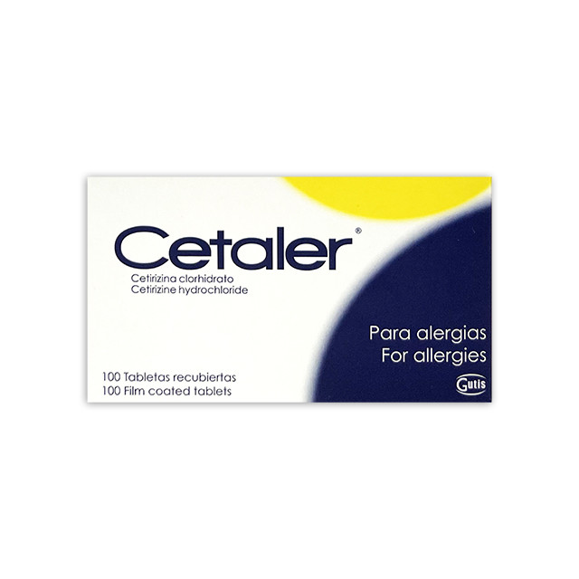 CETALER TABLETAS 10MG X 100