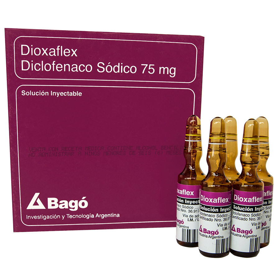 DIOXAFLEX AMPOLLAS X 5