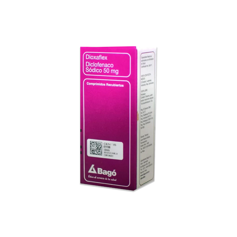 DIOXAFLEX 50 MG X 20 COMPRIMIDOS