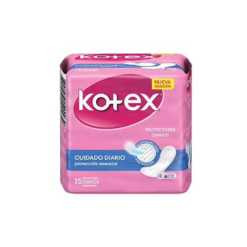 KOTEX PROTECTORES ANTIBACTERIAL X 15