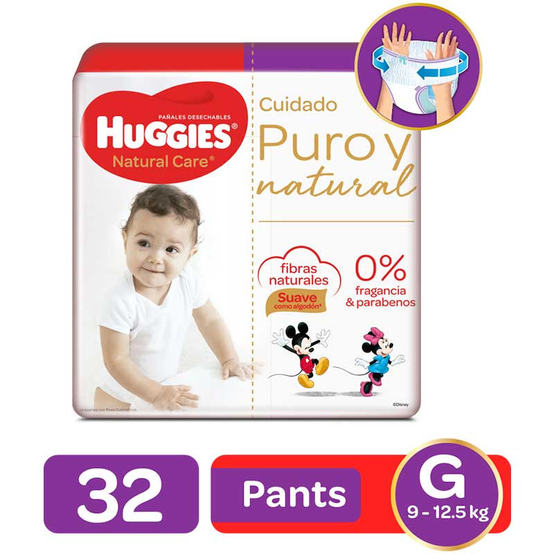 HUGGIES NAT CARE PANTS CLOUD G X 32