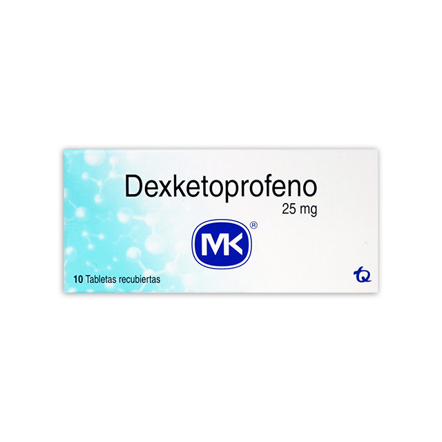 DEXKETOPROFENO MK 25MG X 10 TABLETAS