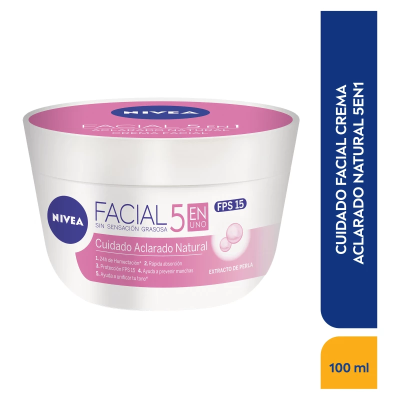 NIVEA CR CUIDADO ACLARADO NATURAL X 100ML