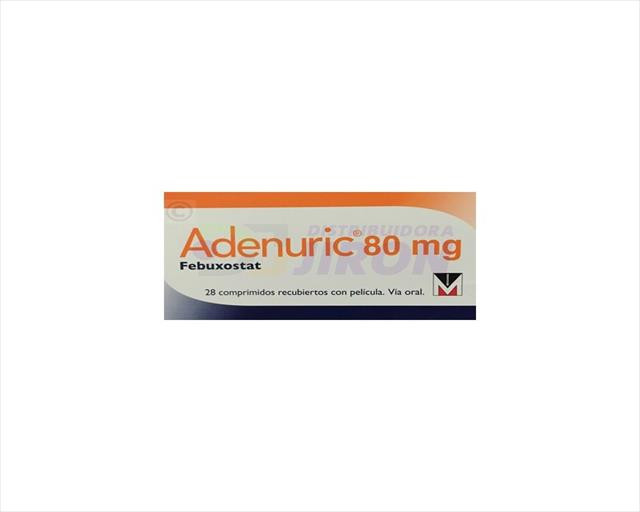 ADENURIC COMPRIMIDOS 80MG x 28