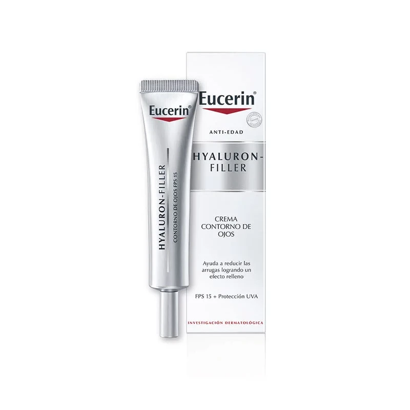 EUCERIN CREMA FACIAL CONTORNO OJOS HYALURON FILLER FS15X 15ML