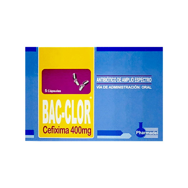 BAC-CLOR CAPSULAS X 5