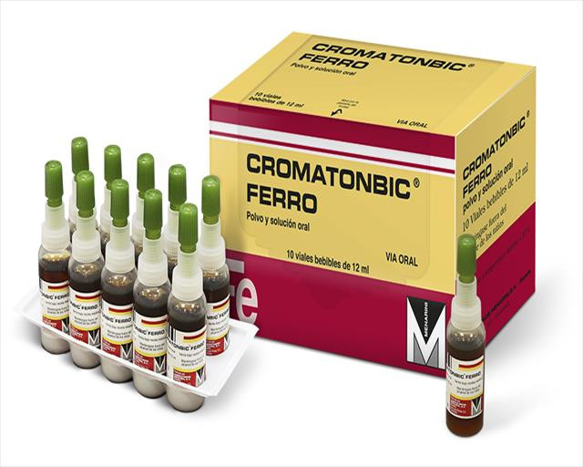 CROMATONBIC FERRO VIAL BEBIBLE 12ML X 10