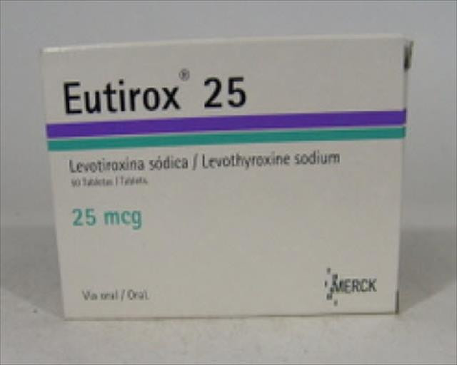 EUTIROX TABLETAS 25MCG X 50