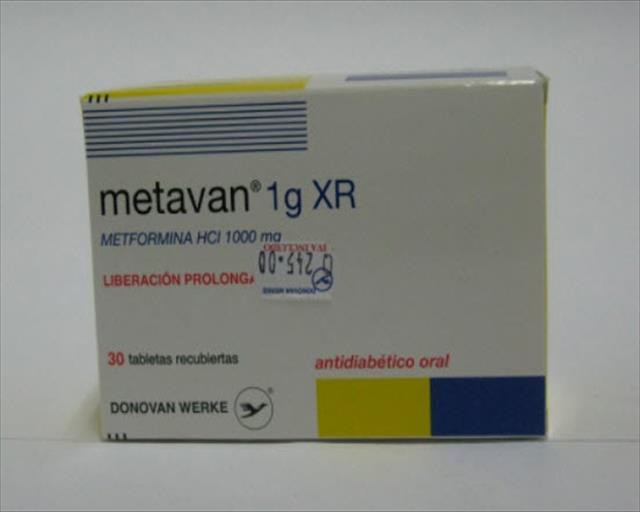 METAVAN XR 1G X 30 TABLETAS RECUBIERTAS