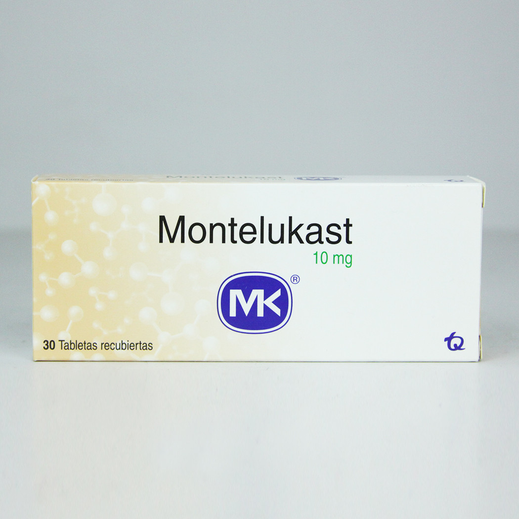 MONTELUKAST MK 10MG X 30 TABLETAS