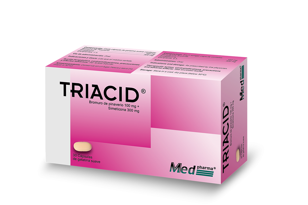 TRIACID CAPSULAS GELATINA SUAVE 100MG/300MG X 30