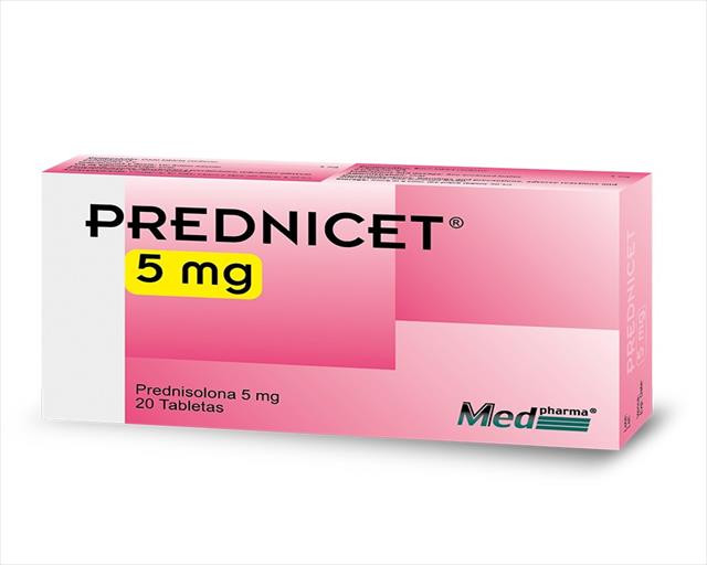 PREDNICET TABLETAS 5MG X 20