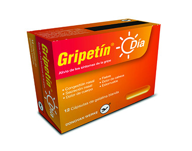 GRIPETIN DIA X 12 CAPSULAS