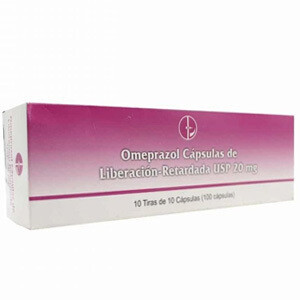 OMEPRAZOL CAPLIN TABLETAS 20MG X 100