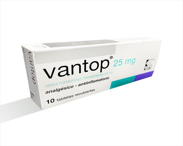 VANTOP 25MG X 10 TABLETAS