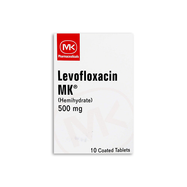 LEVOFLOXACINO MK 500MG X 10 TABLETAS