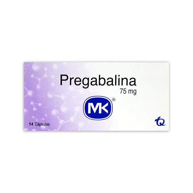 PREGABALINA MK CAPSULAS 75MG X 14