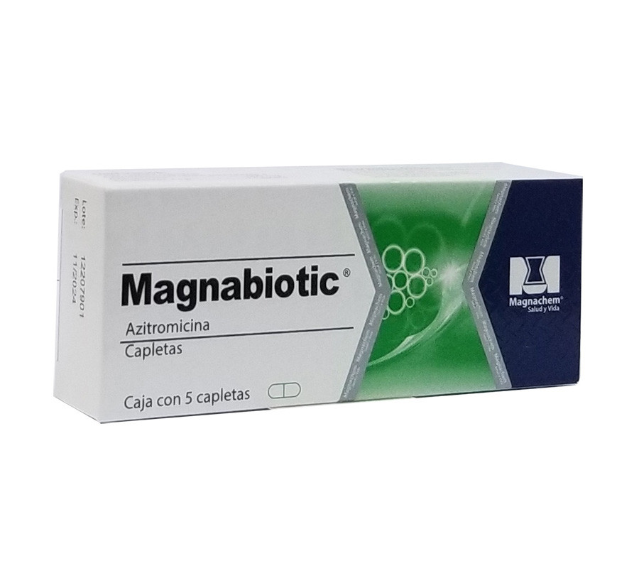 MAGNABIOTIC CAPLETAS  500MG X 5