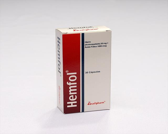 HEMFOL TABLETAS 30/1000MCG X 30