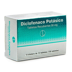 DICLOFENACO POTASICO CAPLIN 50 MG X 100 TABLETAS