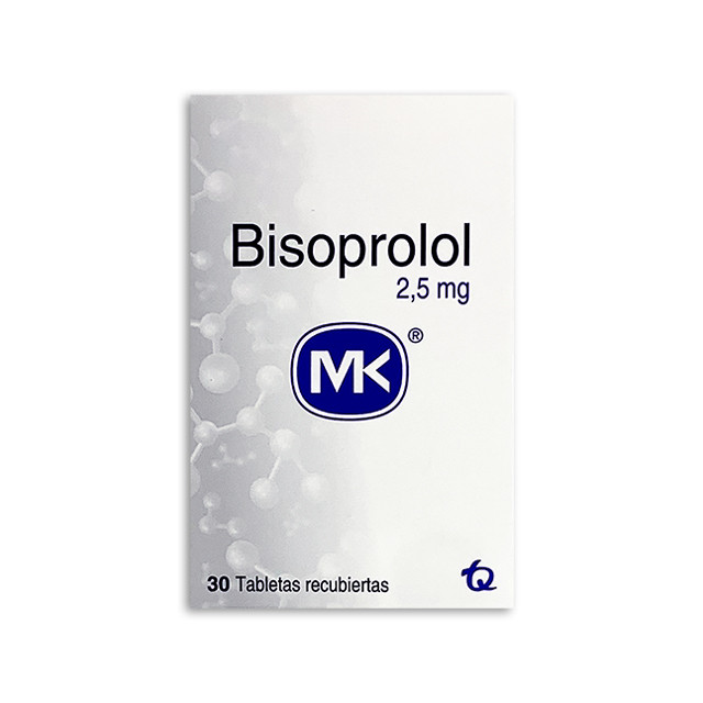 BISOPROLOL MK TABLETAS 2.5MG X 30