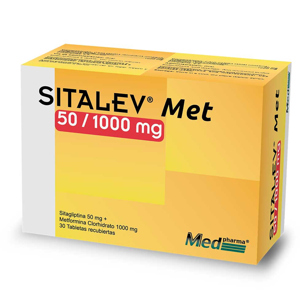 SITALEV MET TABLETAS 50/1000MG X 30