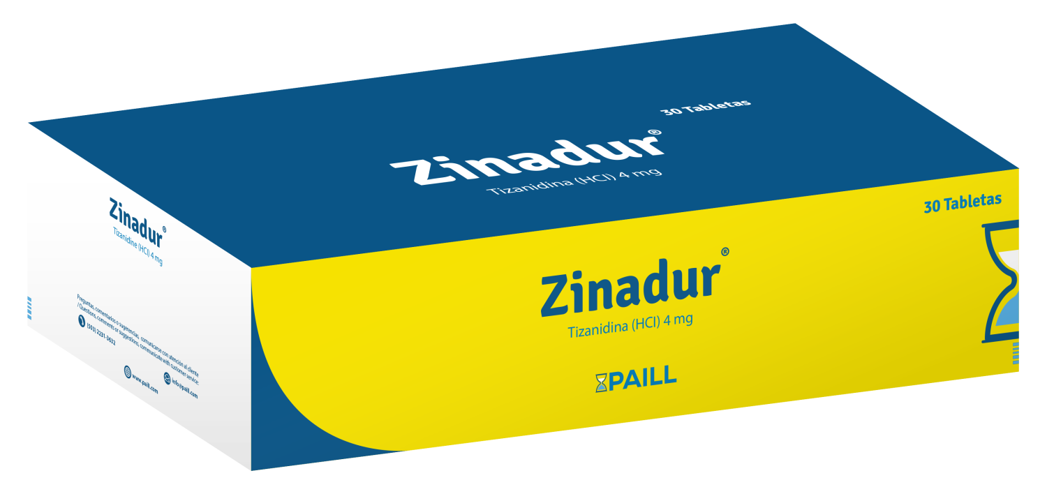 ZINADUR 4 MG X 30 TABLETAS