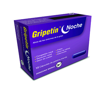 GRIPETIN NOCHE X 12 CAPSULAS