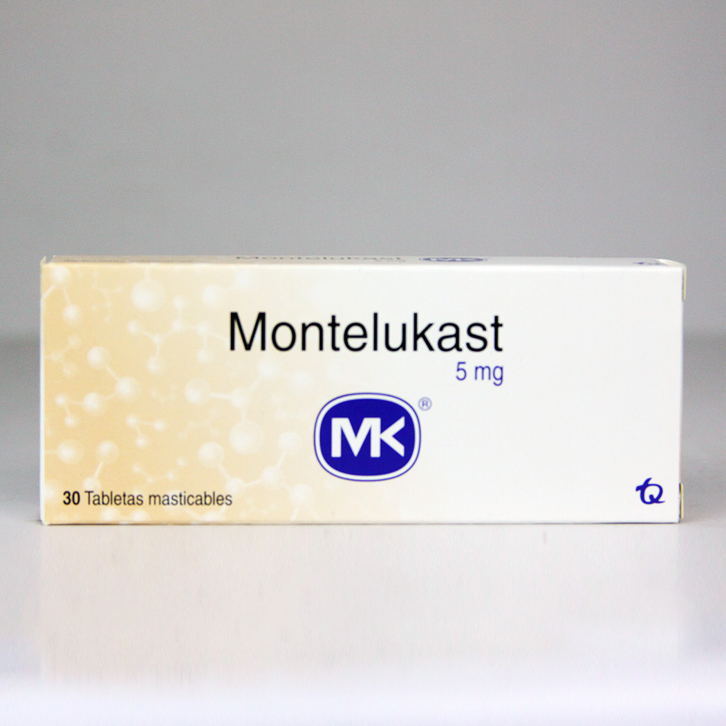 MONTELUKAST MK MAST 5MG X 30 TABLETAS