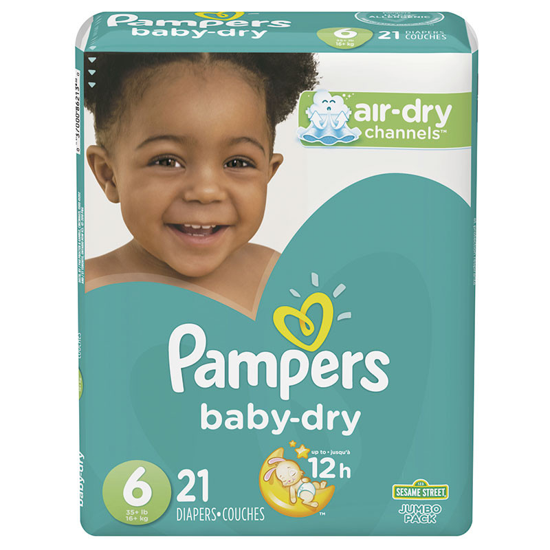 PAMPERS BABY DRY TALLA6 X 21