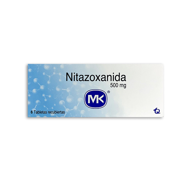 NITAZOXANIDA MK 500MG X 6 TABLETAS