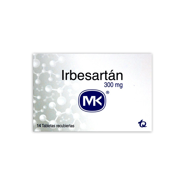 IRBESARTAN MK 300MG X 14 TABLETAS