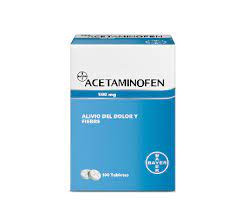 ACETAMINOFEN BAYER 500MG TABLETAS X 100