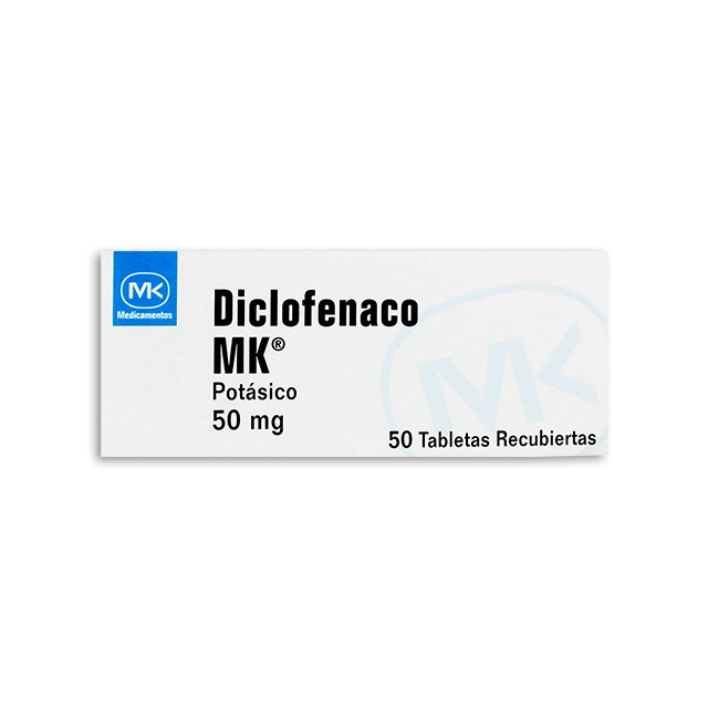 DICLOFENACO MK POTASICO 50MG X 50 TABLETAS