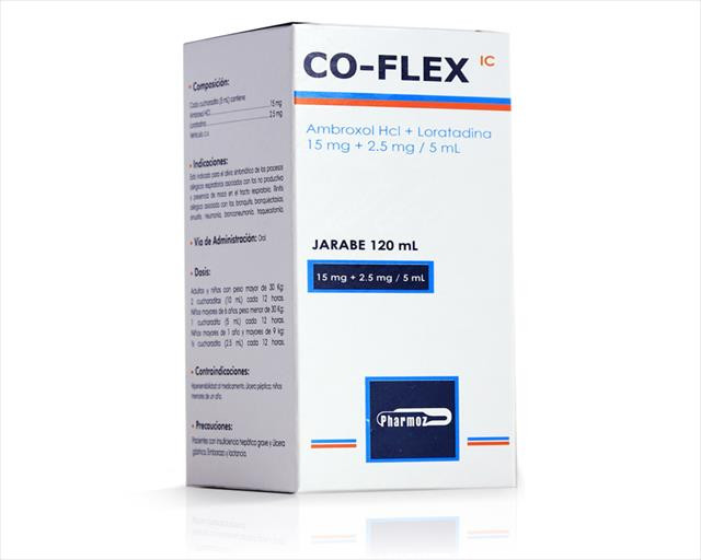 CO-FLEX IC JARABE 15MG/2.5MG/5ML X 120ML