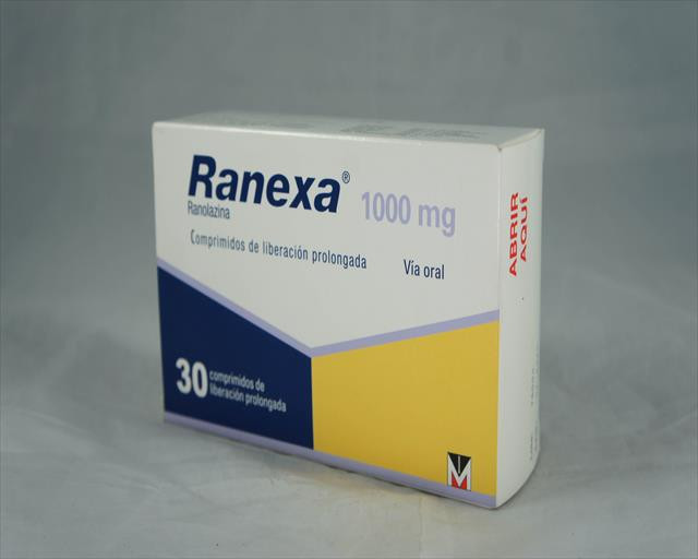 RANEXA COMPRIMIDOS LP 1000MG x 30