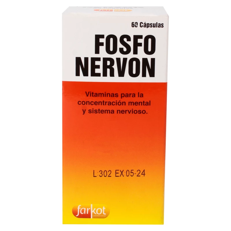 FOSFO NERVON X 60 CAPSULAS