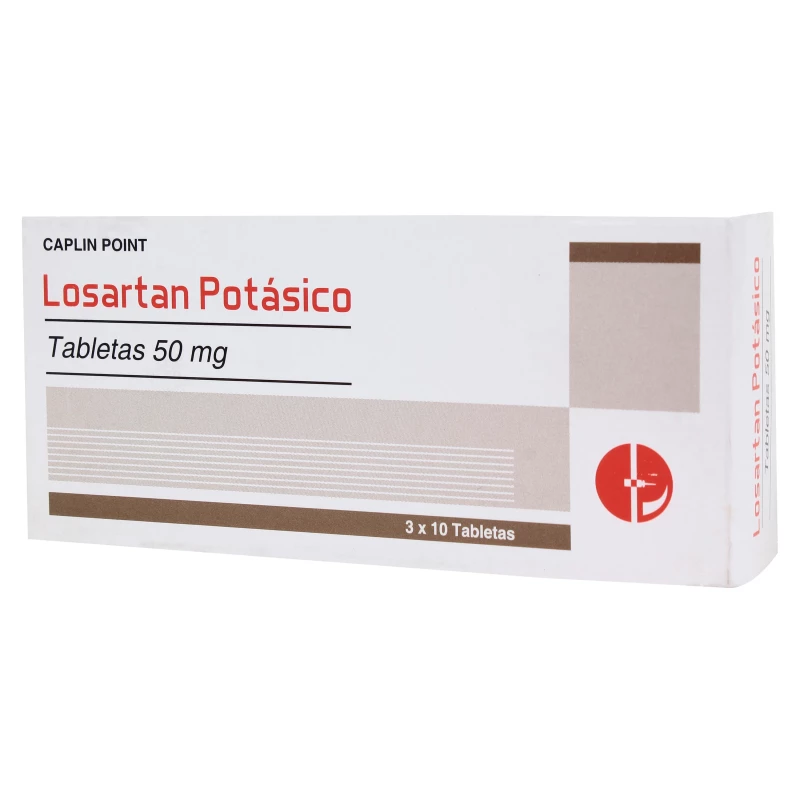 LOSARTAN (10) 50 MG  TABLETAS BLISTER DE 10 UNIDADES