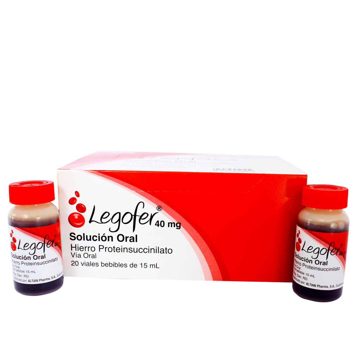 LEGOFER BEBIBLE 40MG X 20 VIALES