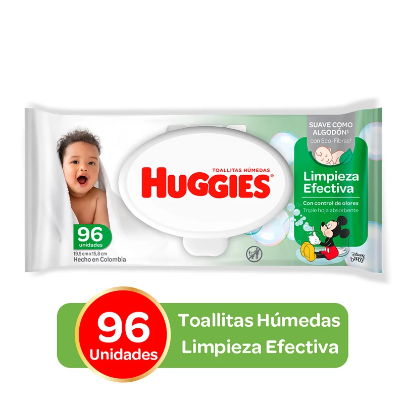 HUGGIES TOA HUM ACTIVE FRESH X 96U