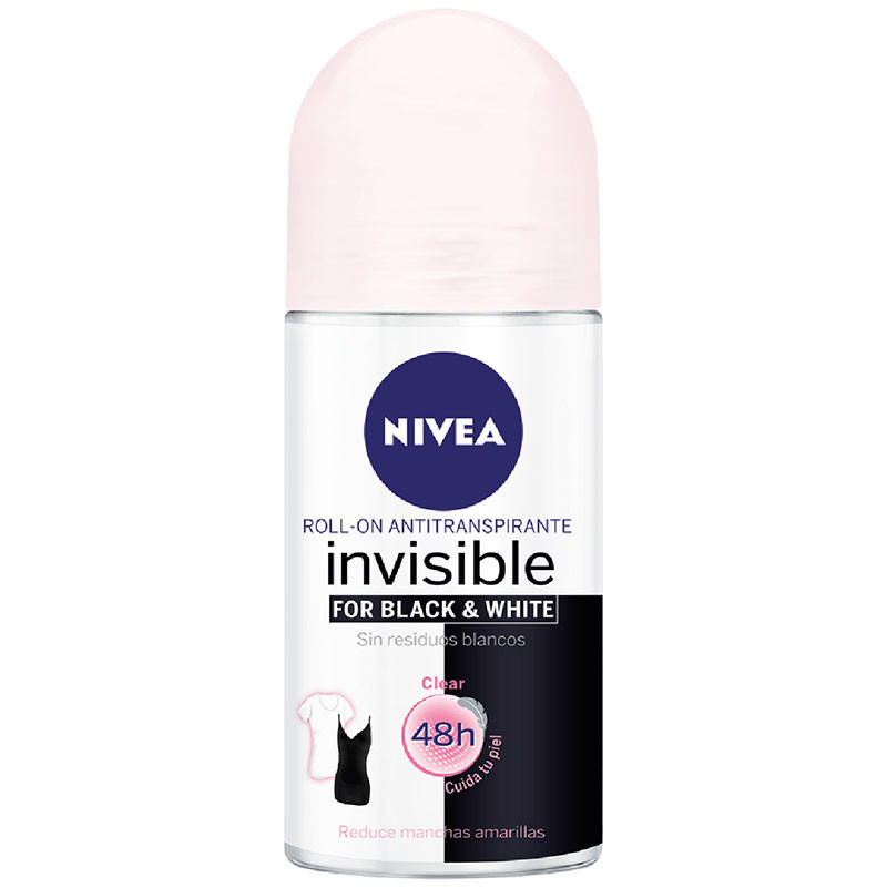 NIVEA DEO ROLL ON INVISIBLE CLEAR X 50ML