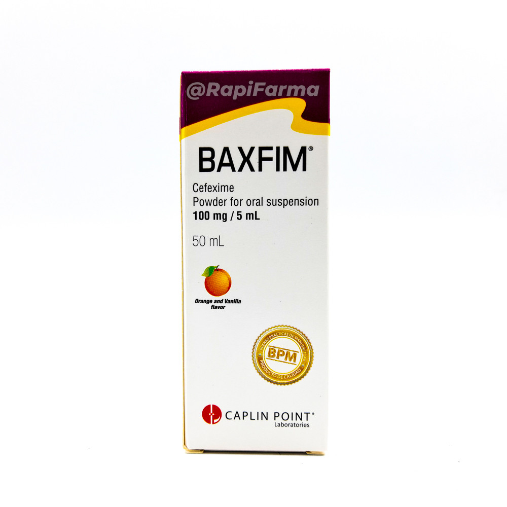 CEFIXIMA CAPLIN 100MG/5 ML X 50 ML SUSPENSION