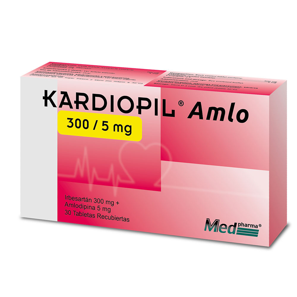 KARDIOPIL AMLO TABLETAS 150/5MG X 30