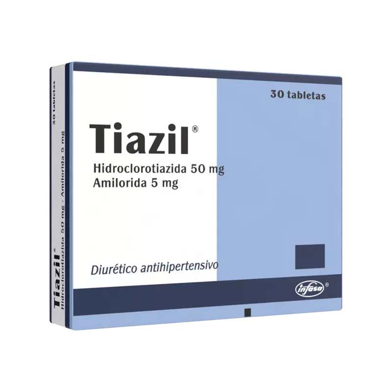 TIAZIL 50/5 MG X 30 TABLETAS