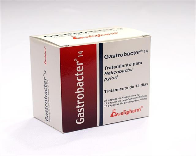 GASTROBACTER TABLETA 1G/40/500MG X 14 dias