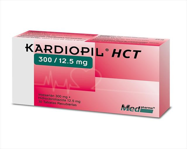 KARDIOPIL HCT TABLETAS 300/12.5MG X 30