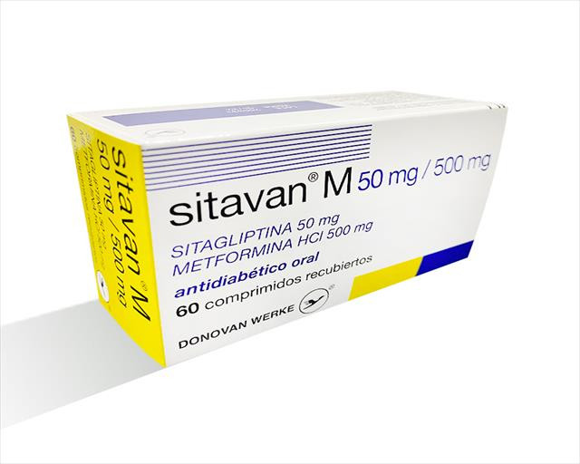 SITAVAN M 50/500MG X 60 TABLETAS