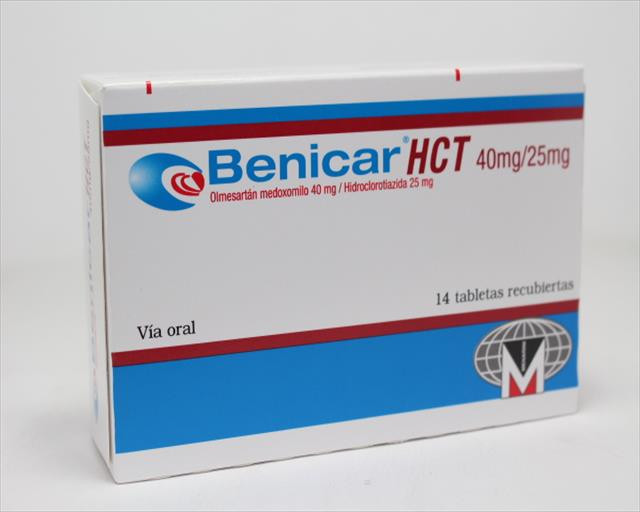 BENICAR HCT TABLETAS 40/25MG X 14