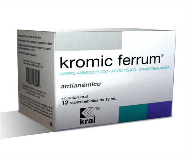 KROMIC FERRUM 12ML X 12 VIALES BEBIBLES